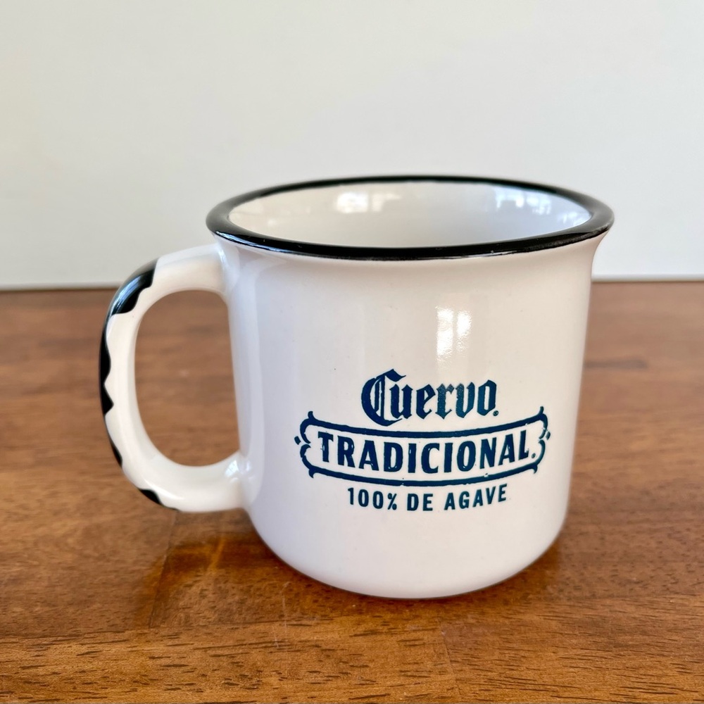 Cuervo Tradicional 100% DE AGAVE Tequila Ceramic Mexican Coffee Cup